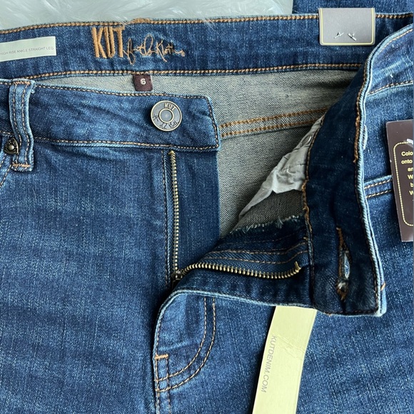 🆕 KUT from the Kloth Women's Skinny High Rise Jeans Blue Dark Wash Size 6 - Picture 7 of 12